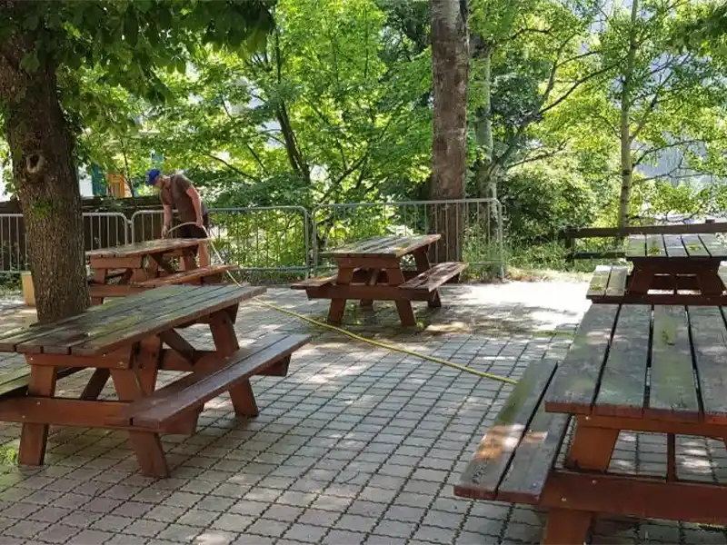 Extérieur du centre de vacances Enfance Populaire de Nice Enfance Populaire de Nice