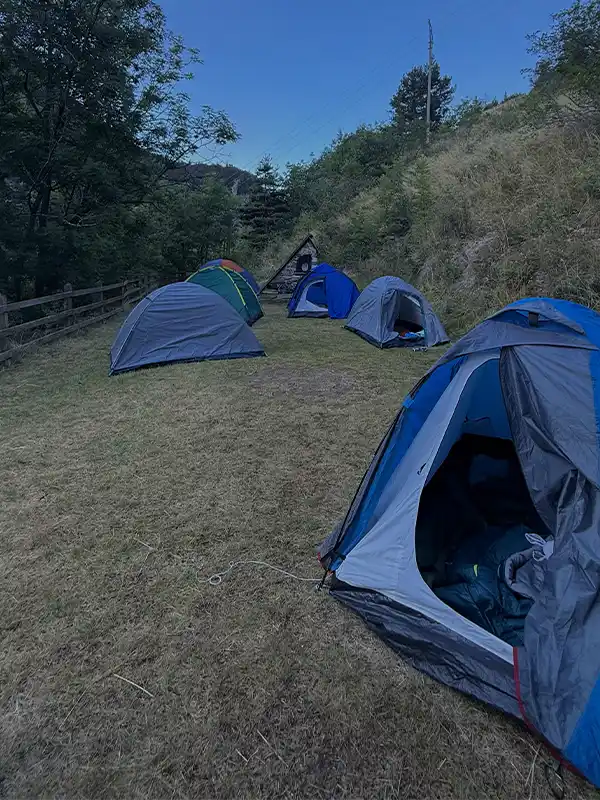 Activité camping colonie de vacances Enfance Populaire de Nice